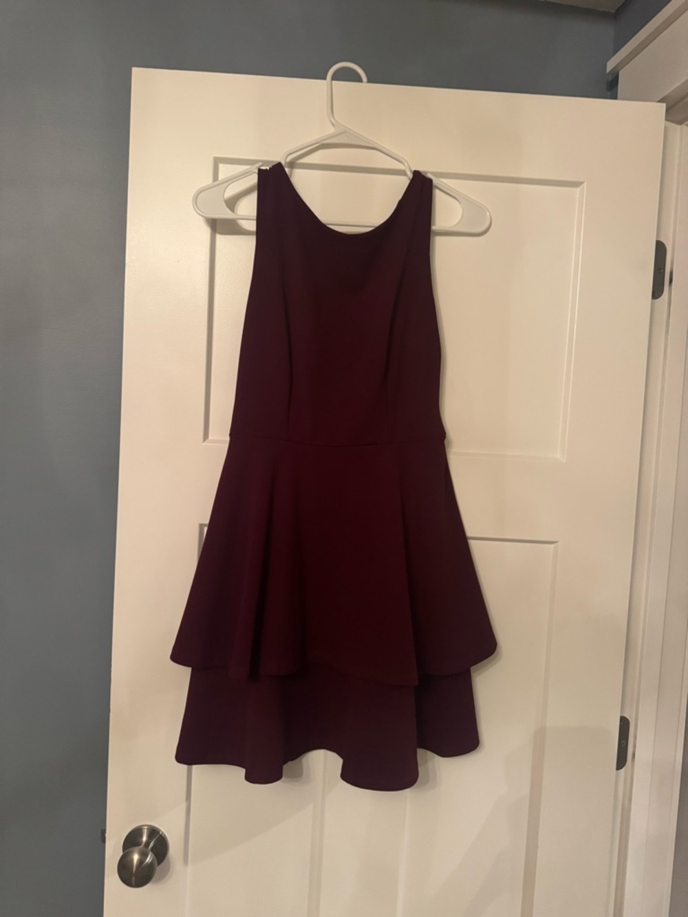 Maroon homecoming dress